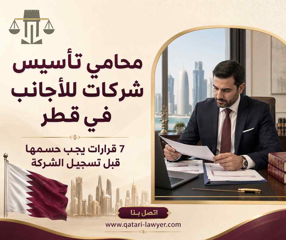 محامي تأسيس شركات للأجانب في قطر