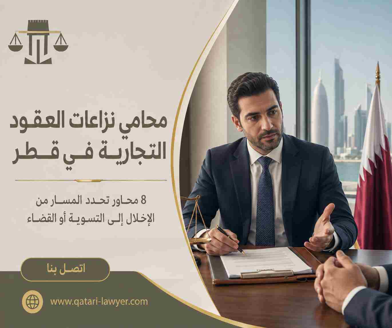 محامي نزاعات العقود التجارية في قطر